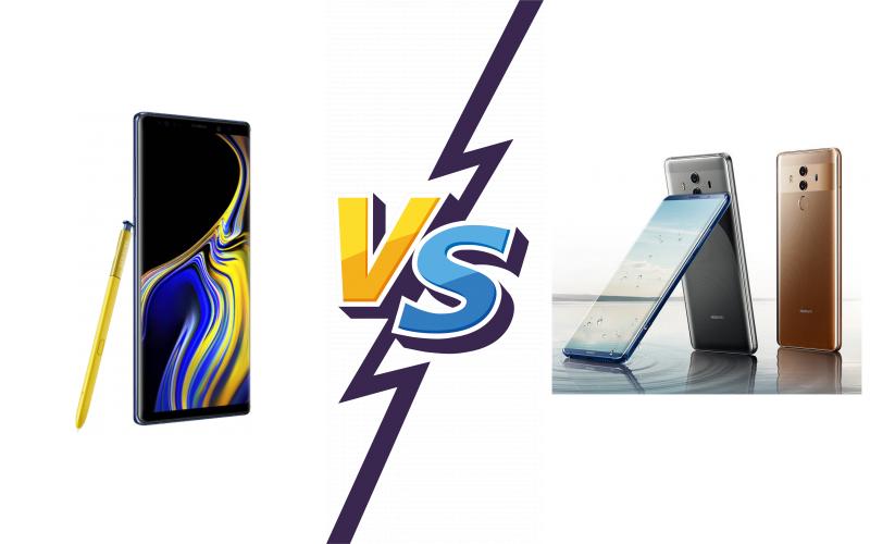 compare Samsung Galaxy Note9 vs Huawei Mate 10 Pro compare Samsung Galaxy Note9 vs Huawei Mate 10 Pro