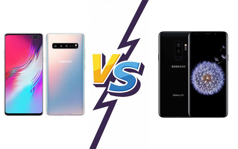 compare Samsung Galaxy S10 5G vs Samsung Galaxy S9+ compare Samsung Galaxy S10 5G vs Samsung Galaxy S9+