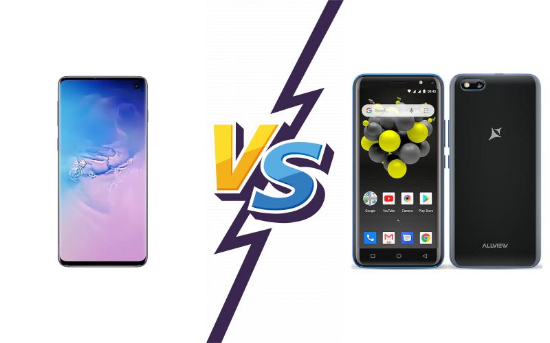 compare Samsung Galaxy S10 vs Allview A10 Plus