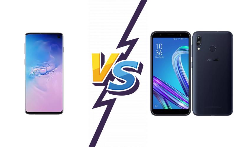 compare Samsung Galaxy S10 vs Asus Zenfone Max (M1) ZB556KL