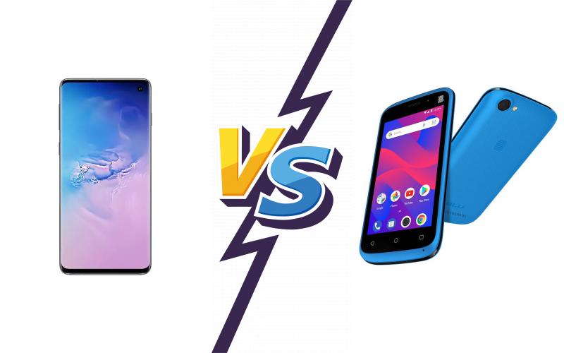 compare Samsung Galaxy S10 vs BLU Advance L4