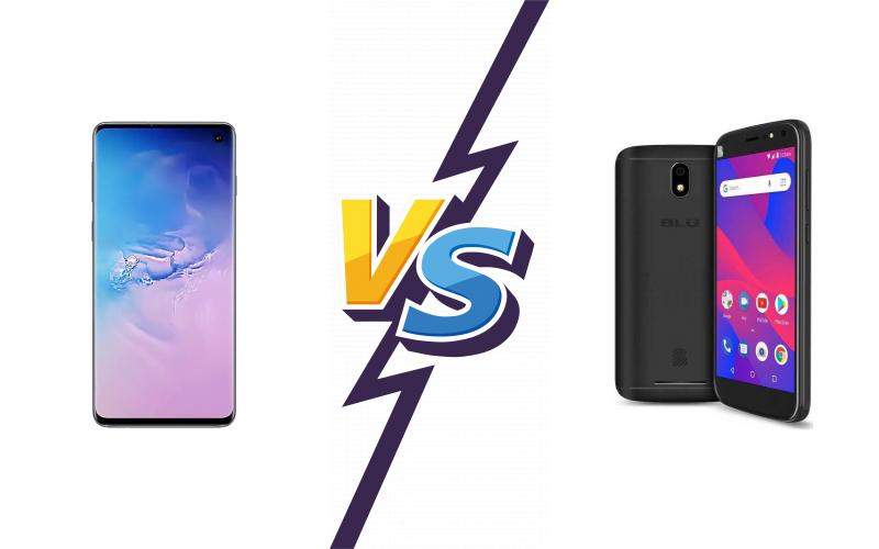 compare Samsung Galaxy S10+ vs BLU C6L