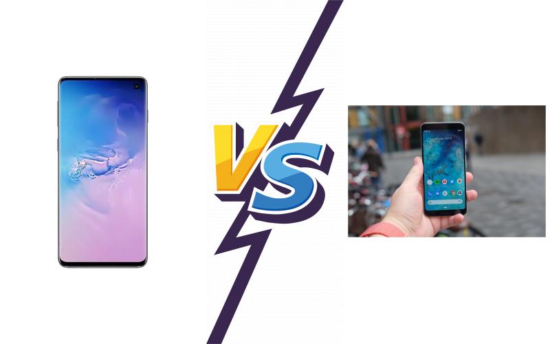 compare Samsung Galaxy S10 vs Google Pixel 3