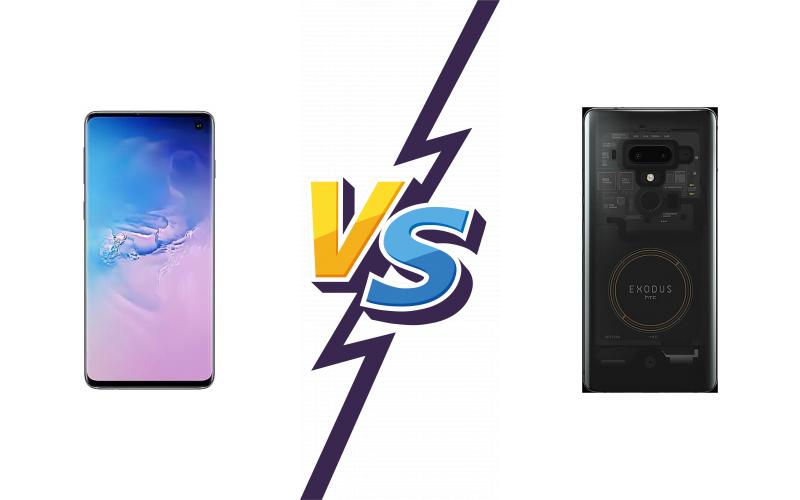 compare Samsung Galaxy S10+ vs HTC Exodus 1