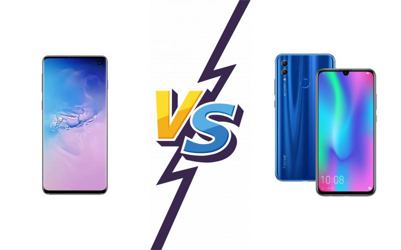 compare Samsung Galaxy S10 vs Honor 10 Lite