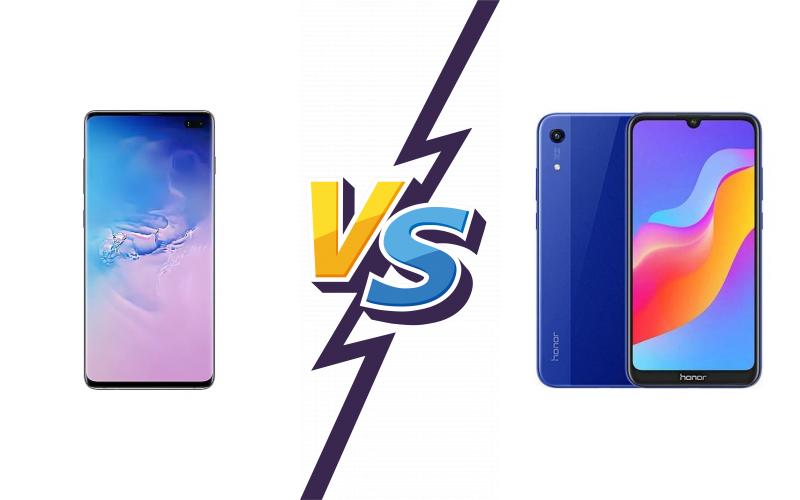 compare Samsung Galaxy S10 vs Honor Play 8A