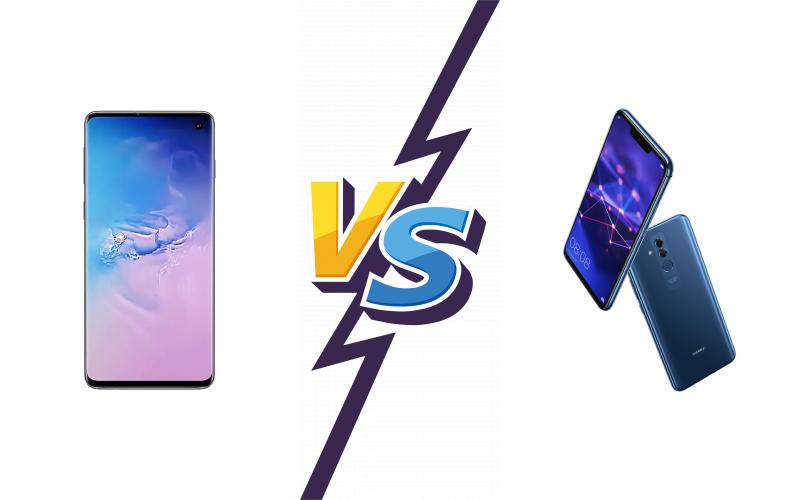 compare Samsung Galaxy S10 vs Huawei Mate 20 lite