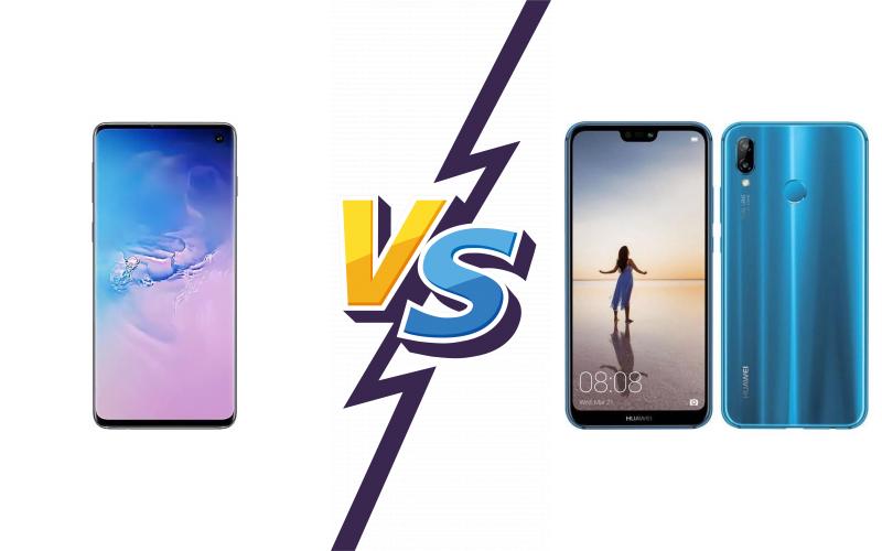 compare Samsung Galaxy S10 vs Huawei P30 lite