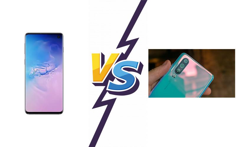 compare Samsung Galaxy S10 vs Huawei P30