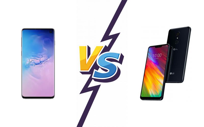 compare Samsung Galaxy S10 vs LG G7 Fit