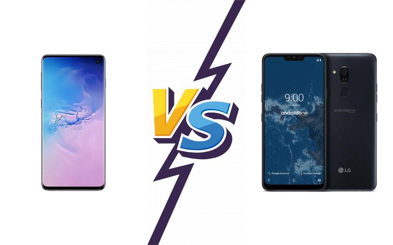 compare Samsung Galaxy S10 vs LG G7 One