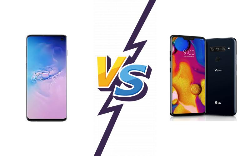 compare Samsung Galaxy S10 vs LG V40 ThinQ