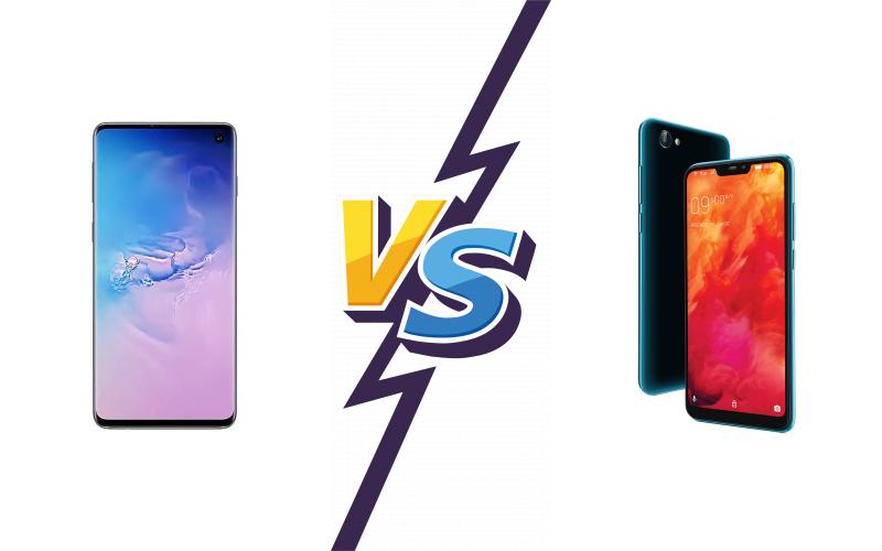 compare Samsung Galaxy S10 vs Lava Z92