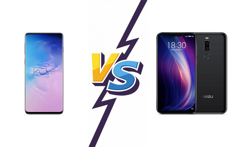 compare Samsung Galaxy S10 vs Meizu X8