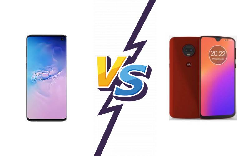 compare Samsung Galaxy S10 vs Motorola Moto G7 Plus