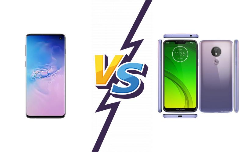 compare Samsung Galaxy S10 vs Motorola Moto G7 Power