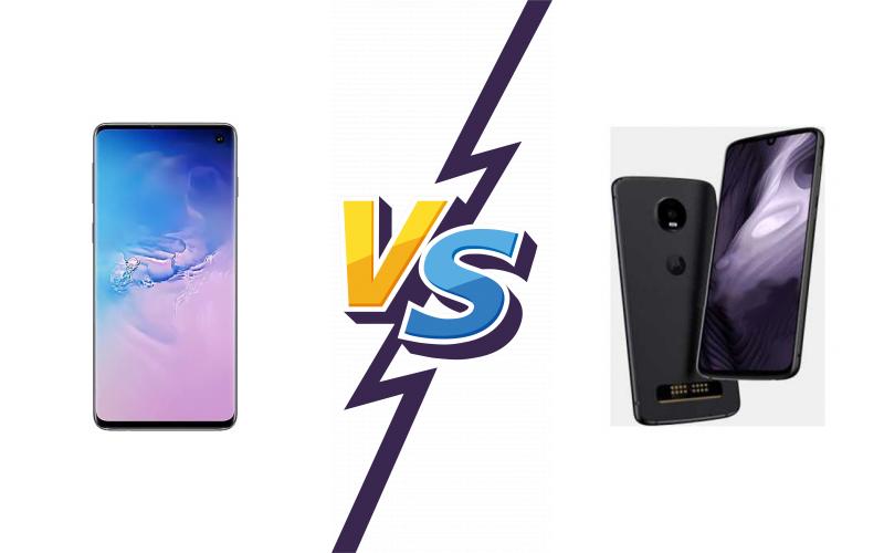 compare Samsung Galaxy S10+ vs Motorola Moto Z4 Play