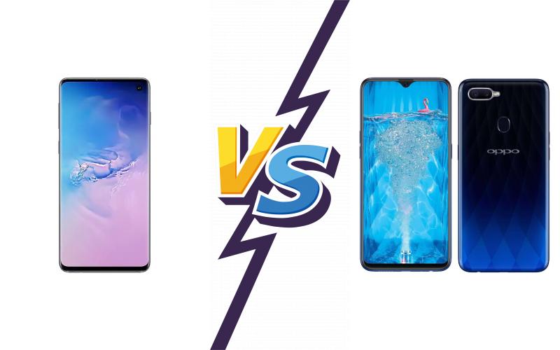 compare Samsung Galaxy S10 vs Oppo F9 (F9 Pro)