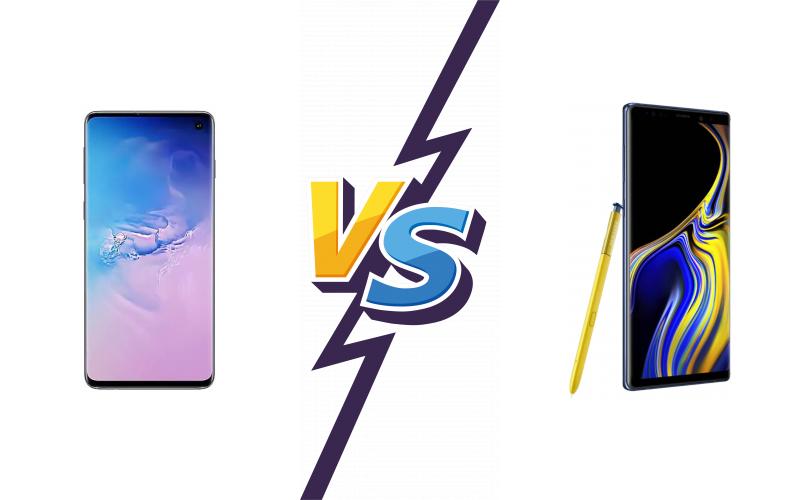 compare Samsung Galaxy S10 vs Samsung Galaxy Note9