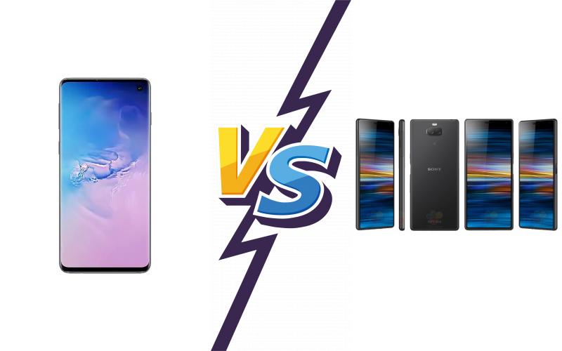 compare Samsung Galaxy S10 vs Sony Xperia XA3