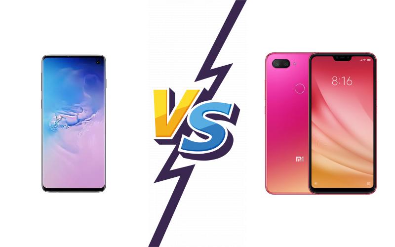 compare Samsung Galaxy S10 vs Xiaomi Mi 8 Lite