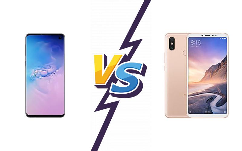 compare Samsung Galaxy S10 vs Xiaomi Mi Max 4