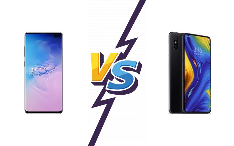 compare Samsung Galaxy S10 vs Xiaomi Mi Mix 3