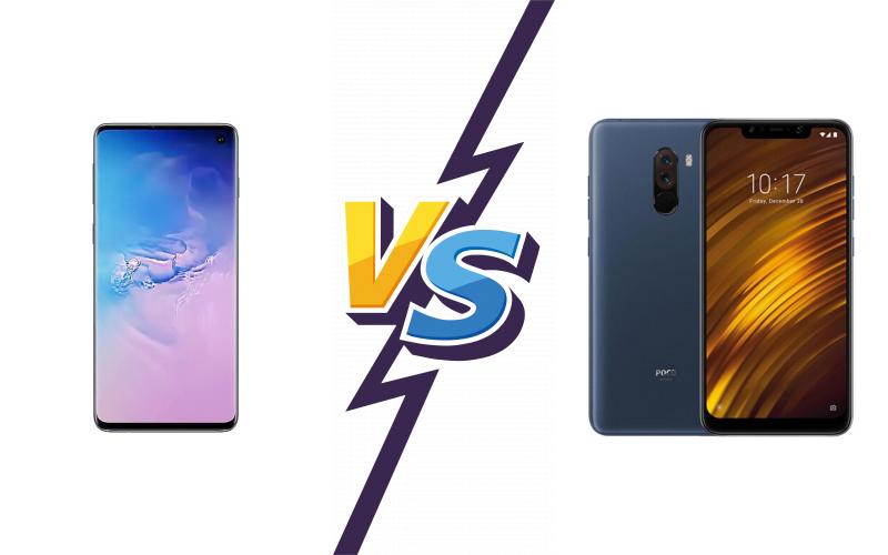 compare Samsung Galaxy S10 vs Xiaomi Pocophone F1