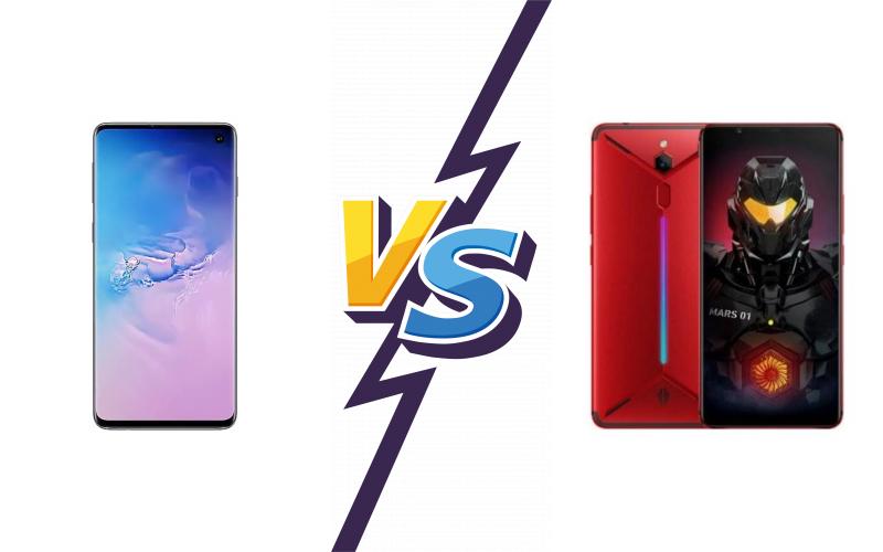 compare Samsung Galaxy S10 vs ZTE nubia Red Magic Mars