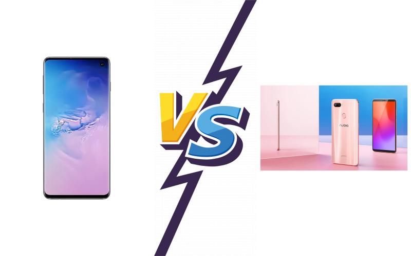 compare Samsung Galaxy S10 vs ZTE nubia Z18