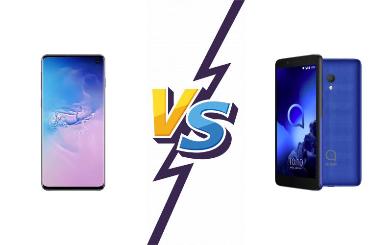 compare Samsung Galaxy S10+ vs alcatel 1c (2019)