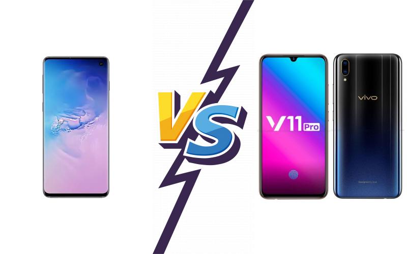 compare Samsung Galaxy S10 vs vivo V11 (V11 Pro)