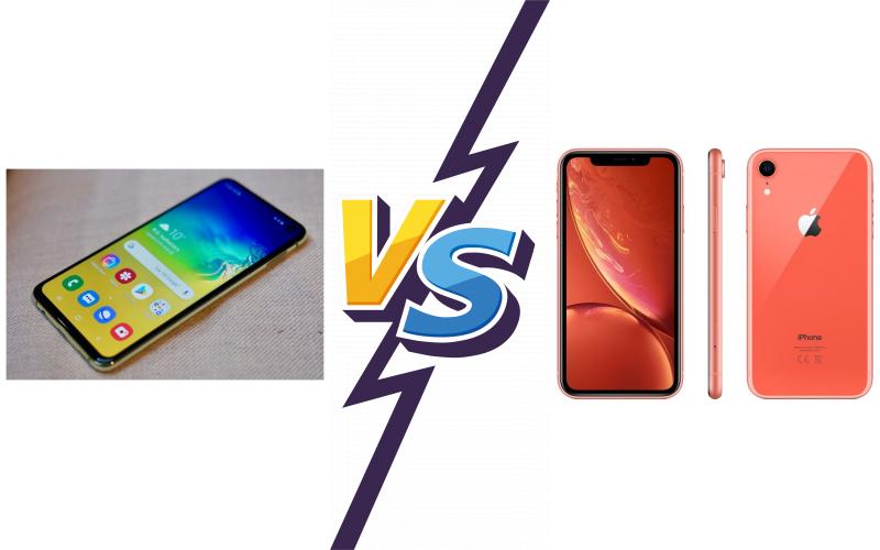 compare Samsung Galaxy S10e vs Apple iPhone XR