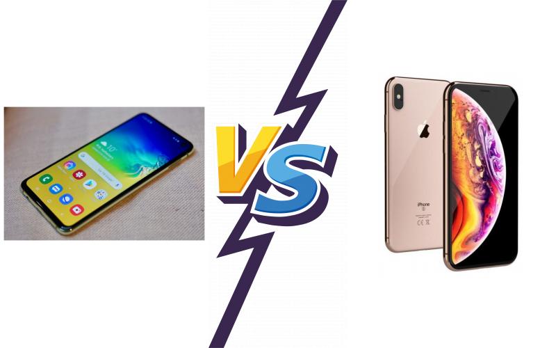 compare Samsung Galaxy S10e vs Apple iPhone XS