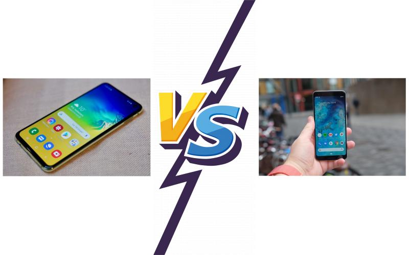 compare Samsung Galaxy S10e vs Google Pixel 3