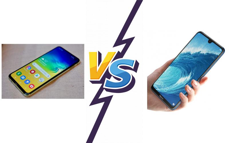 compare Samsung Galaxy S10e vs Honor 8X Max