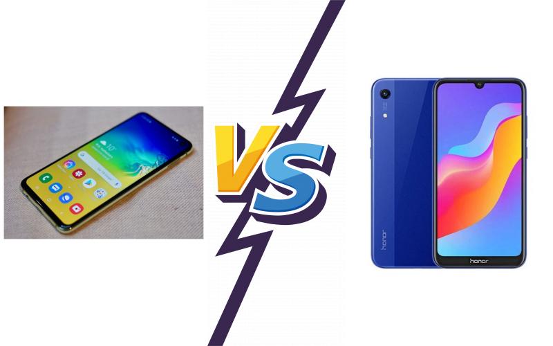 compare Samsung Galaxy S10e vs Honor Play 8A