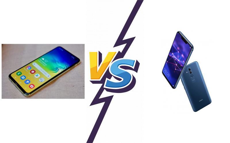 compare Samsung Galaxy S10e vs Huawei Mate 20 lite