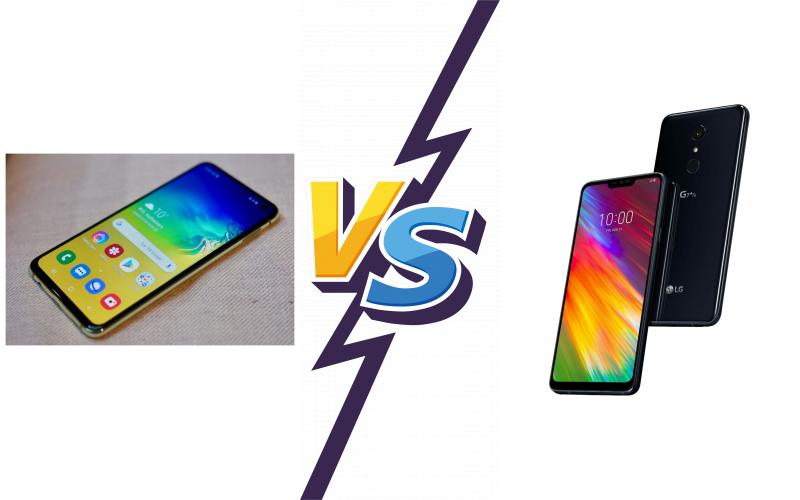 compare Samsung Galaxy S10e vs LG G7 Fit