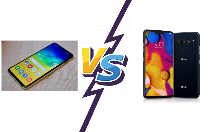 compare Samsung Galaxy S10e vs LG V40 ThinQ