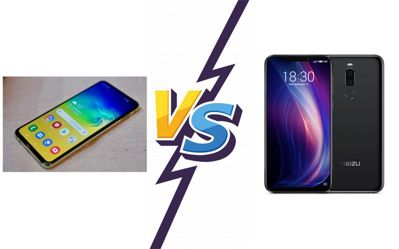 compare Samsung Galaxy S10e vs Meizu X8