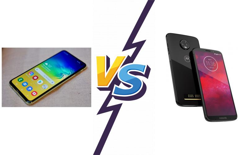 compare Samsung Galaxy S10e vs Motorola Moto Z3