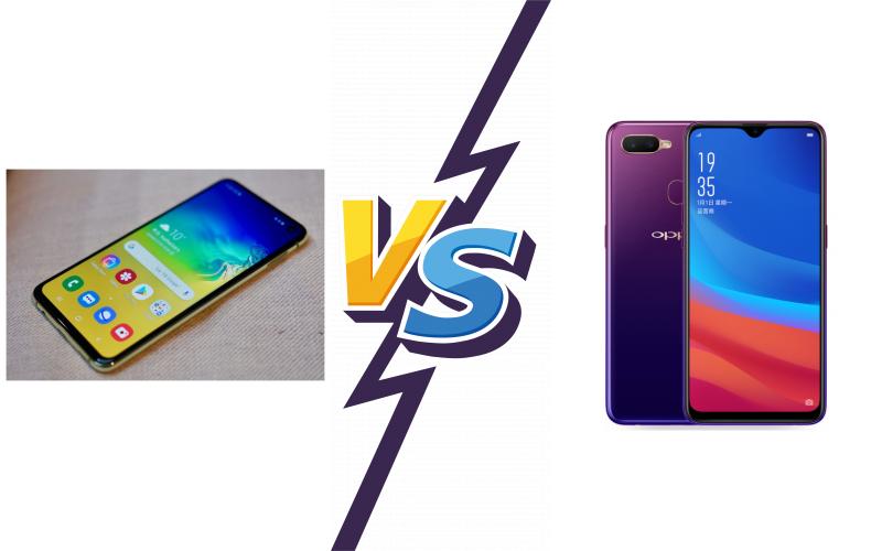 compare Samsung Galaxy S10e vs Oppo A7x