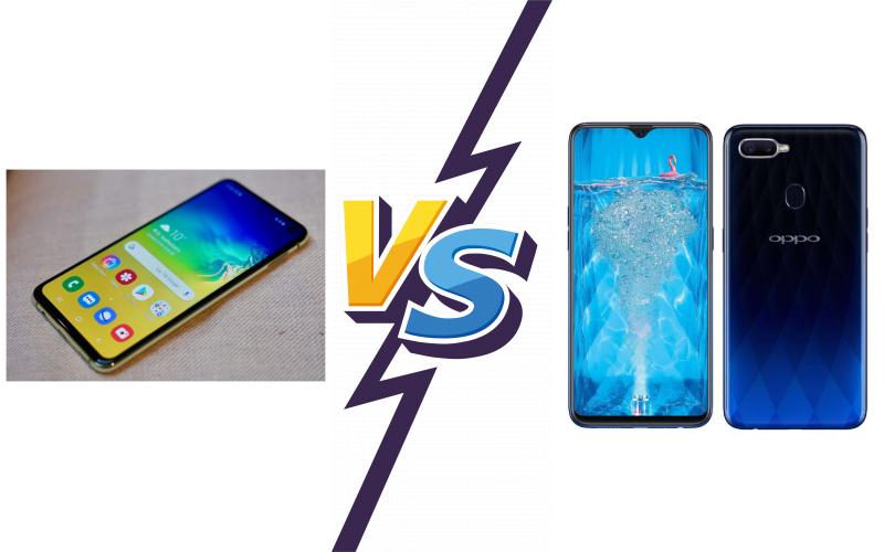 compare Samsung Galaxy S10e vs Oppo F9 (F9 Pro)