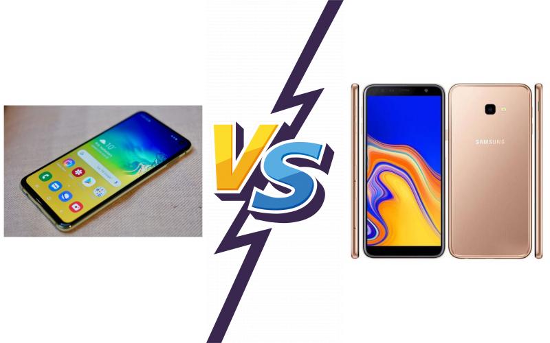 compare Samsung Galaxy S10e vs Samsung Galaxy J6+