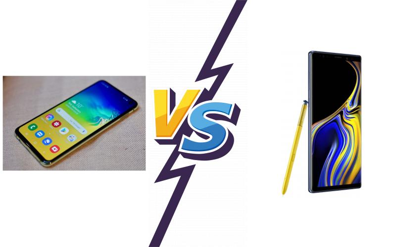 compare Samsung Galaxy S10e vs Samsung Galaxy Note9