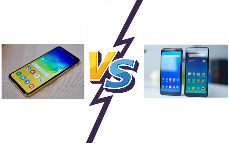 compare Samsung Galaxy S10e vs Xiaomi Redmi Go