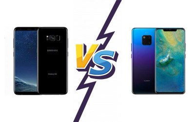 Samsung Galaxy S8 vs Huawei Mate 20