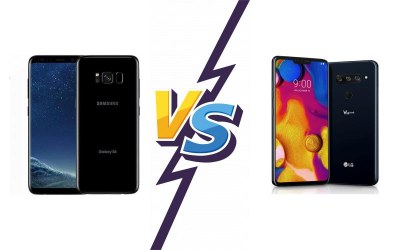 Samsung Galaxy S8 vs LG V40 ThinQ