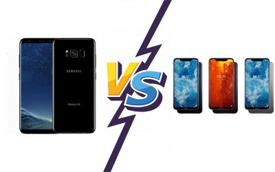 Samsung Galaxy S8 vs Nokia 8.1 (Nokia X7)